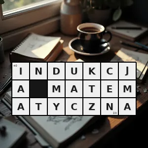 Hasło krzyżówkowe w matematyce termin używany na określenie szczególnej metody dowodzenia twierdzeń w najbardziej typowych przypadkach o liczbach naturalnych a także na oznaczenie konstrukcji pewnych obiektów - indukcja matematyczna – rozwiązanie, synonimy, podpowiedzi i definicje krzyżówkowe